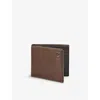 Aspinal Of London Mens Tobacco Billfold Eight-card Leather Wallet In Tobacco