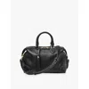 Aspinal Of London Mens Black Hudson Leather Bowling Bag In Black