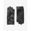 Aspinal Of London Mens Black Men's Weekend Leather Gloves In Black
