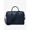 Aspinal Of London Mens Mount Street Logo-embellished Leather Laptop Bag