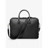 Aspinal Of London Mens Mount Street Logo-embellished Leather Laptop Bag