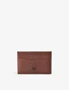 Aspinal Of London Womens Tobacco Slim Leather Credit Card Case In Tobacco