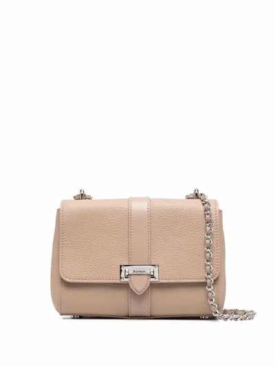 Aspinal Of London Lottie Small Pebbled Bag In Nude