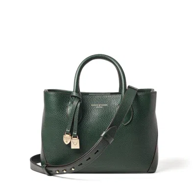 Aspinal Of London Midi London Tote In Green
