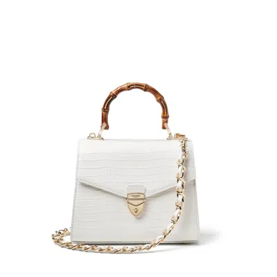 Aspinal Of London Midi Mayfair 2 Bag In White