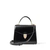 Aspinal Of London Womens Mayfair 2 Medium Leather Top-handle Bag Black In Black
