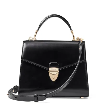 Aspinal Of London Midi Mayfair 2 Top-handle Bag In Black