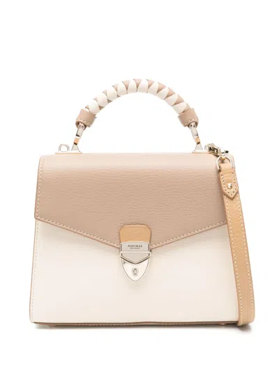 Aspinal Of London Medium Mayfair 2 Leather Tote Bag In Neutrals