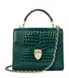 Aspinal Of London Midi Mayfair Top-handle Bag In Green