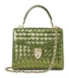 Aspinal Of London Midi Mayfair Top-handle Bag In Green