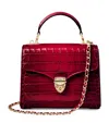 Aspinal Of London Midi Mayfair Top-handle Bag In Red