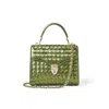 Aspinal Of London Midi Mayfair Woven Leather Bag