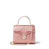 Aspinal Of London Midi Mayfair Woven Leather Bag