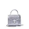 Aspinal Of London Midi Mayfair Woven Leather Bag
