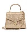 Aspinal Of London Mini Glitter Modern Mayfair Bag In Gold