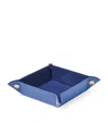 Aspinal Of London Mini Leather Tidy Tray In Blue