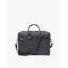 Aspinal Of London 48 Hour Mount Street Leather Travel Bag In Navy
