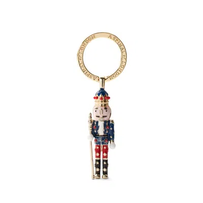 Aspinal Of London Nutcracker Keyring In Multi