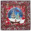 Aspinal Of London Nutcracker Silk Scarf In Red