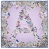 Aspinal Of London Ombre 'a' Floral Silk Scarf