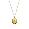 Aspinal Of London Oval Pearl Locket Necklace In Multi