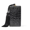 Aspinal Of London Paloma Box Clutch In Black