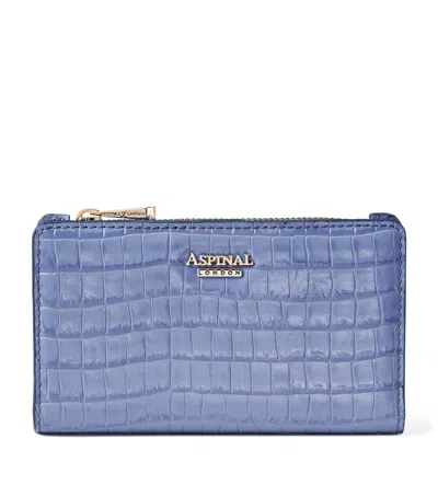 ASPINAL OF LONDON PATENT LEATHER MAYFAIR WALLET