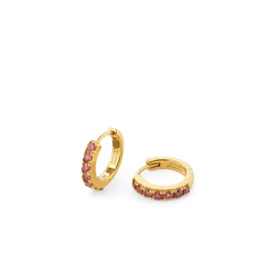 Aspinal Of London Pave Huggie Earrings