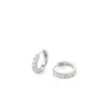 Aspinal Of London Pave Huggie Earrings