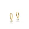 Aspinal Of London Pearl Huggie Earrings