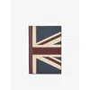 Aspinal Of London Brit Pebble Leather Passport Cover In Multi
