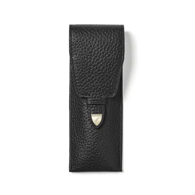 Aspinal Of London Pen Case In Black