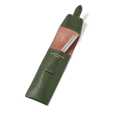 Aspinal Of London Pen Case In Green