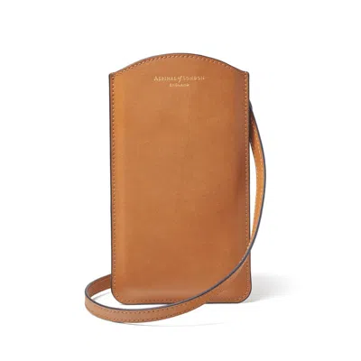 Aspinal Of London Phone Case In Brown