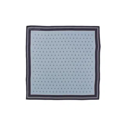 Aspinal Of London Pocket Square In Gray