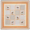 Aspinal Of London Polo Silk Scarf In Multi