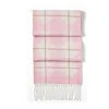 Aspinal Of London Premium Merino Wool Oversized Scarf In Pink