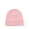 Aspinal Of London Pure Cashmere Beanie Hat In Pink