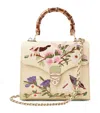 Aspinal Of London Womens Multi Midi Mayfair English Garden Bird Woven Top-handle Bag