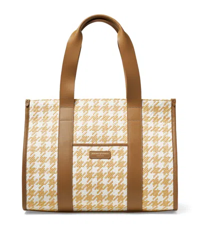 Aspinal Of London Raffia Henley Tote Bag