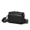 Aspinal Of London Reporter East West Messenger Bag In Black