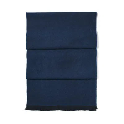 Aspinal Of London Reversible Merino Wool Scarf