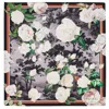 Aspinal Of London Roses Of The Orient Silk Scarf In Multi