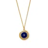 Aspinal Of London Round Locket Necklace In Gold
