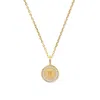 Aspinal Of London Scorpio Zodiac Pendant Necklace In Gold