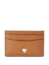 Aspinal Of London Shield-plaque Cardholder In Brown