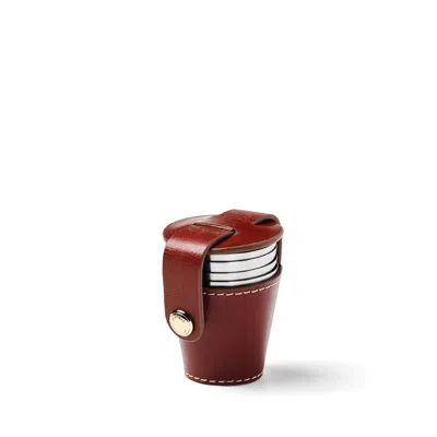 Aspinal Of London Shot Cups In Brown