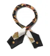 Aspinal Of London Signature Scarf In Black