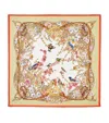 Aspinal Of London Silk Edwardian Garden Scarf