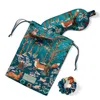 Aspinal Of London Silk Eye Mask Set In Blue